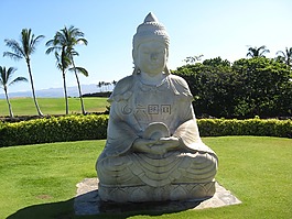 佛,雕像,佛教