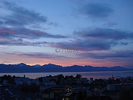 日出,黎明,天空