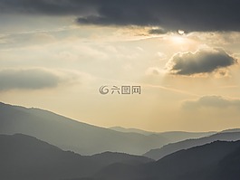 丘陵,天空,景觀