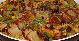 炒行动,吃,美味