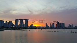 新加坡,滨海湾金沙,天际线