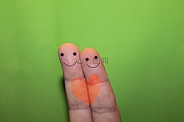 手指,面,心臟