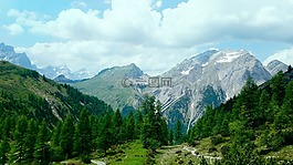 山,徒步旅行,karwendel