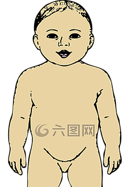 嬰兒,男孩,身體