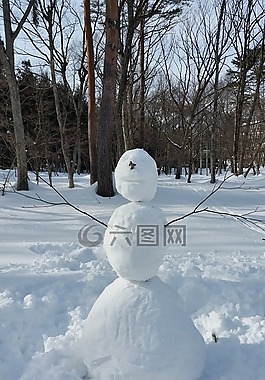 雪人,日本,雪