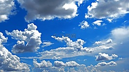 天空,藍(lán)色,云