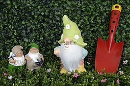 花园侏儒,矮人,数字