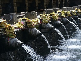 水,噴泉,巴厘島