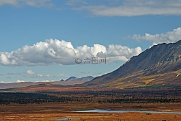 阿拉斯加州,荒野,山