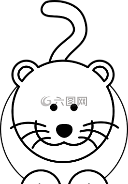 貓,臉,寵物