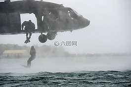 helocasting,直升机,水