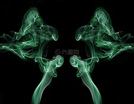煙,反思,綠色