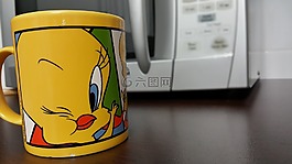 杯子,早餐,廚房