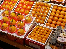 市場,柑橘,禮品
