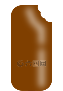 冰棒,棕色,棒