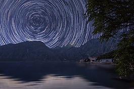 山,氣氛,大氣