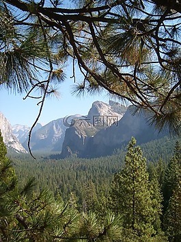 山,國家公園,約塞米蒂