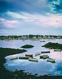 新英格蘭,海港,灣