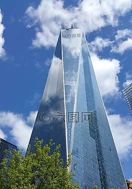 天空,高,世界貿易中心
