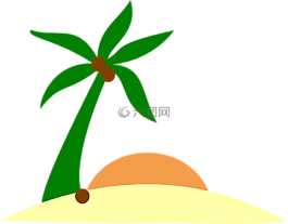 沙,海灘,島