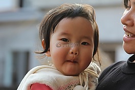 孩子,越南,女孩