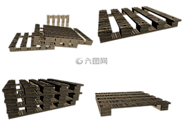 托盤(pán),孤立,木