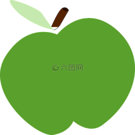 綠色,蘋果,秋天