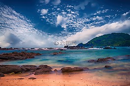 景觀,海景,海灘