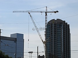 建筑起重機,起重機,建筑工地