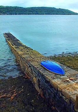 船,海,一天