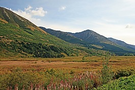 阿拉斯加州,荒野,山