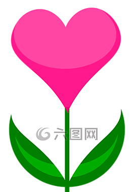 花,心,愛