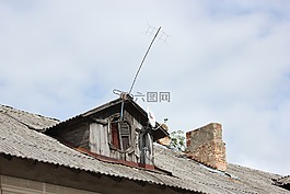閣樓,屋頂,房子
