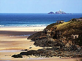 godrevy,燈塔,康沃爾郡