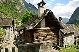 提契诺州,foroglio,村