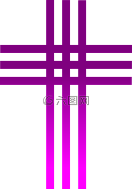 教堂,交叉,紫色
