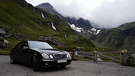 汽車,奔馳,山