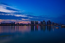 夜晚,夜景,大樓