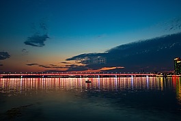 夜晚,夜景,大樓