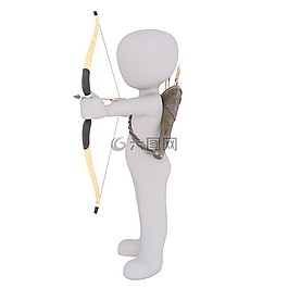 傳真,白人男性,3d模型