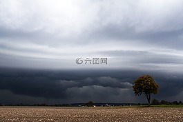 積雨云,暴風(fēng)雨打獵,氣象