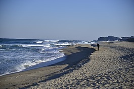 海,水体,海滩