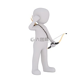 传真,白人男性,3d模型