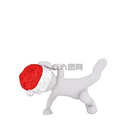 圣誕節(jié),白人男性,全身
