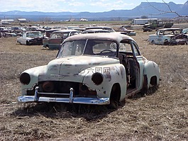 汽車,汽車殘骸,為