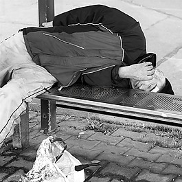 無家可歸,男子,睡眠