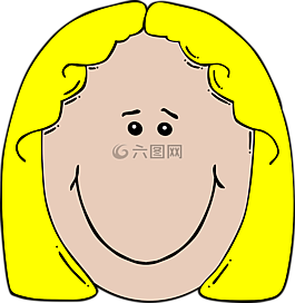 女孩,臉,頭