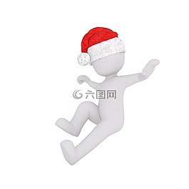 圣誕節(jié),白人男性,全身