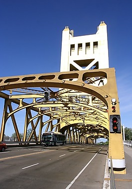 薩克拉門托,橋,河