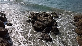 海,岩,m